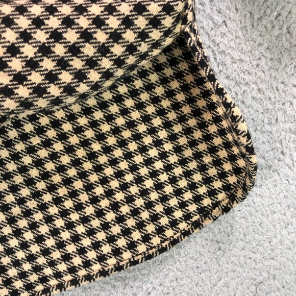 RRL Ralph Lauren Shirt Mens XL Beige Houndstooth Wool Elbow Patch Made In USA - Picture 8 of 15